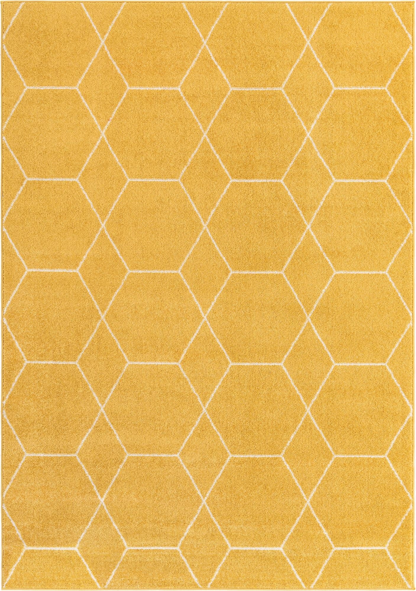  7' x 10' Lattice Frieze Rug