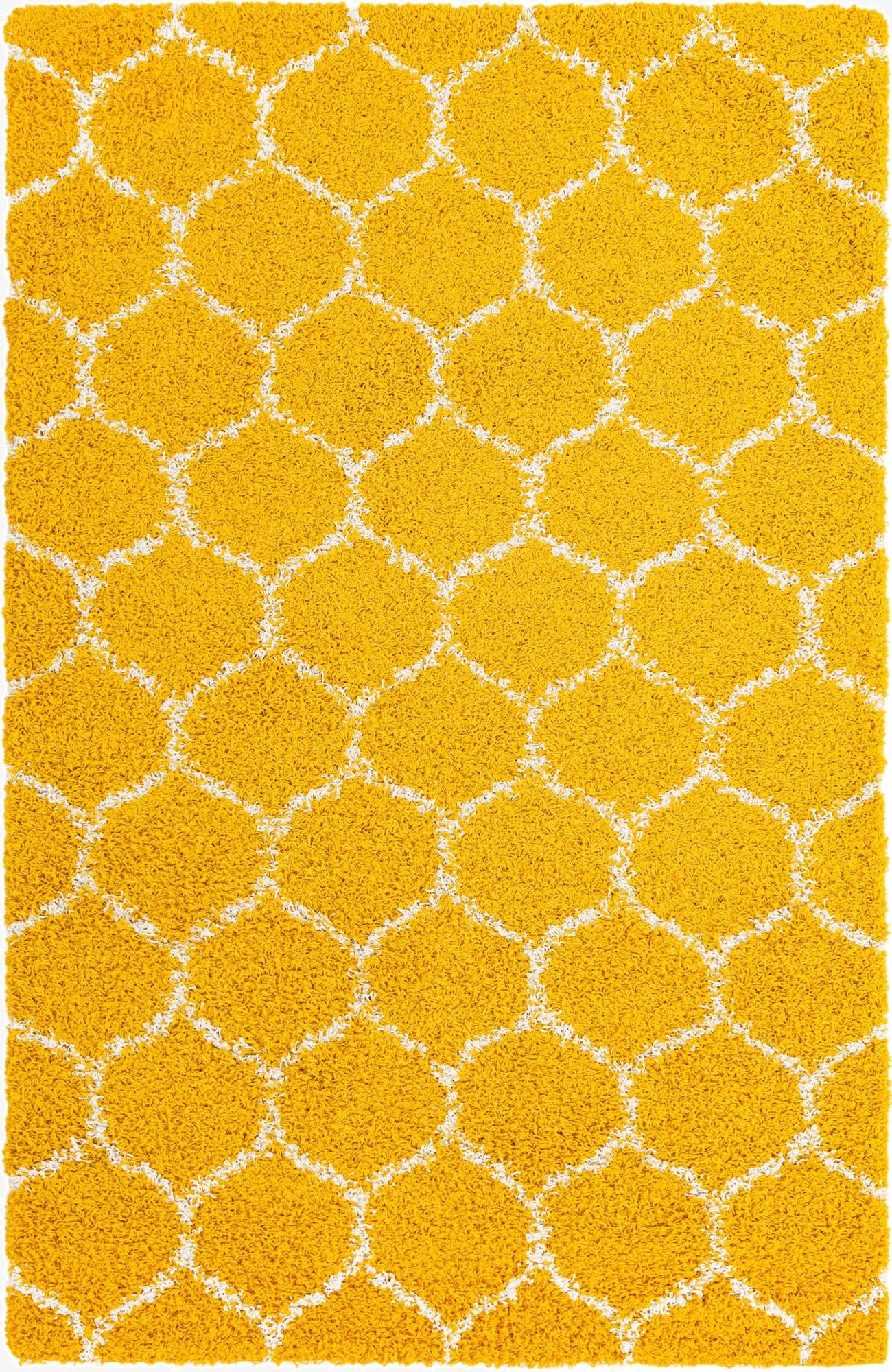  5' 3 x 8' Lattice Shag Rug