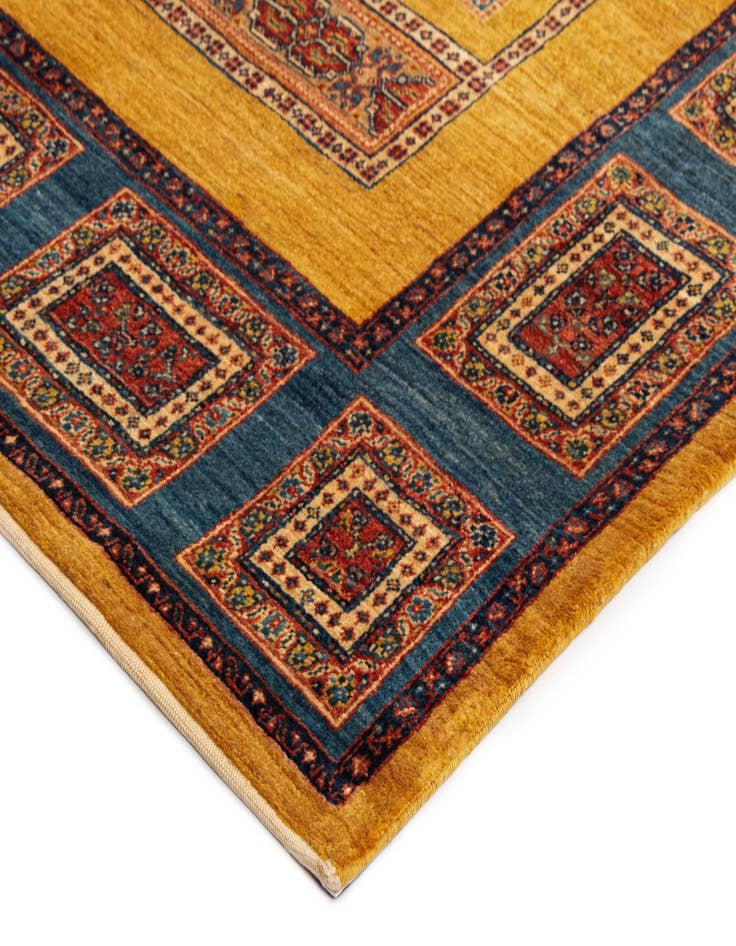 Detail image of  4' 11 x 7' 2 Luribaft Wool Rug