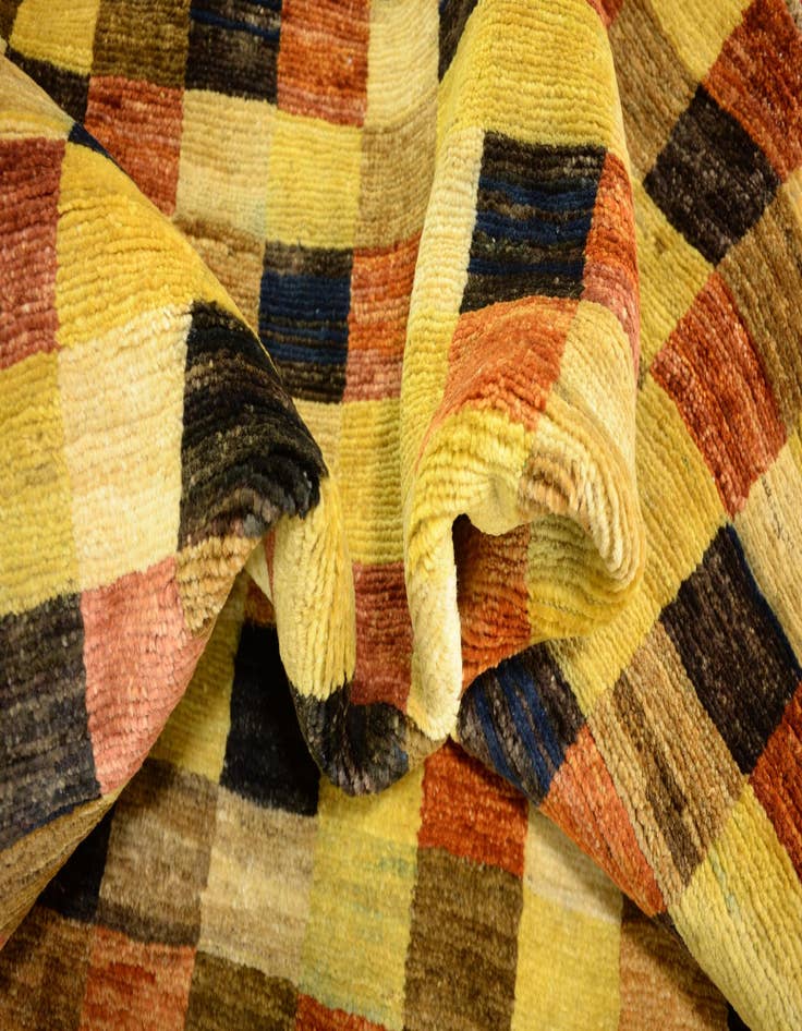 Detail image of  4' x 5' 10  Hand Knotted Modern Ziegler Oriental Rug