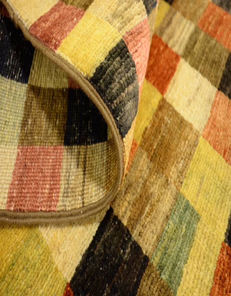 Detail image of  4' x 5' 10  Hand Knotted Modern Ziegler Oriental Rug