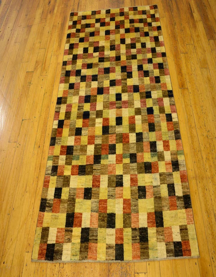 Detail image of  4' x 5' 10  Hand Knotted Modern Ziegler Oriental Rug