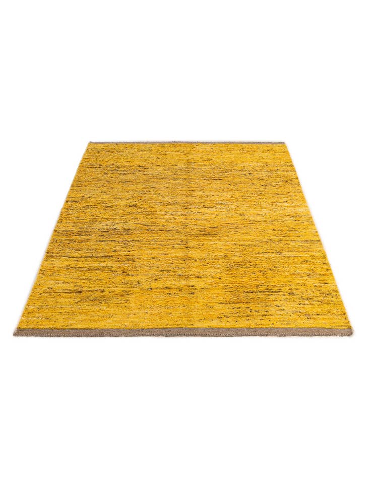 Detail image of  5' 6 x 7' 10  Hand Knotted Moroccan Wool Rug