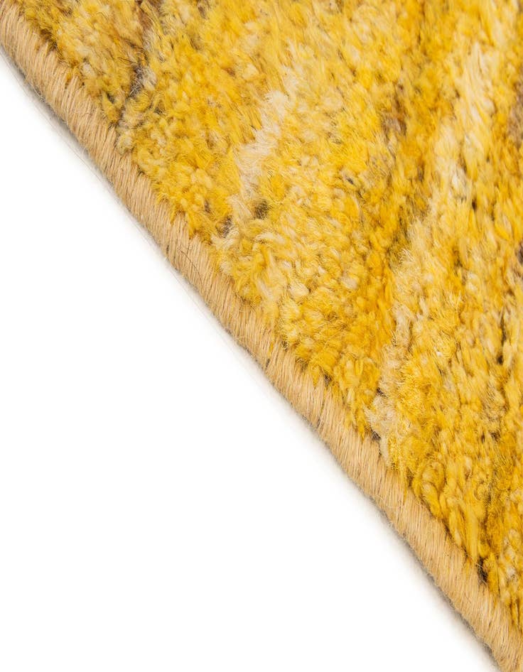 Detail image of  5' 6 x 7' 10  Hand Knotted Moroccan Wool Rug