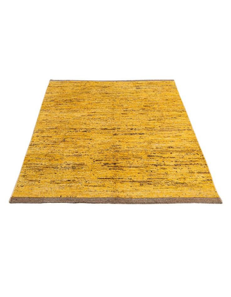 Detail image of  5' 8 x 7' 11  Hand Knotted Moroccan Wool Rug