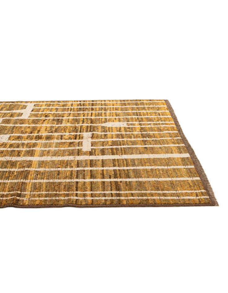 Detail image of  5' 5 x 8' 1  Hand Knotted Moroccan Wool Rug