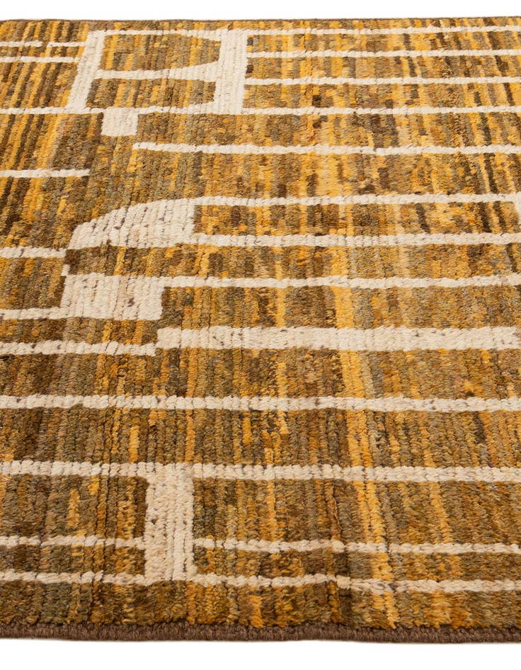 Detail image of  5' 5 x 8' 1  Hand Knotted Moroccan Wool Rug