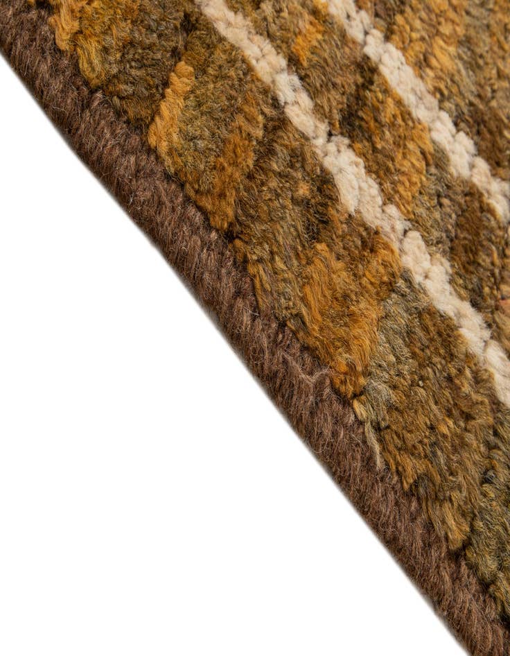 Detail image of  5' 5 x 8' 1  Hand Knotted Moroccan Wool Rug