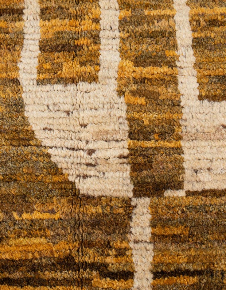Detail image of  5' 5 x 8' 1  Hand Knotted Moroccan Wool Rug