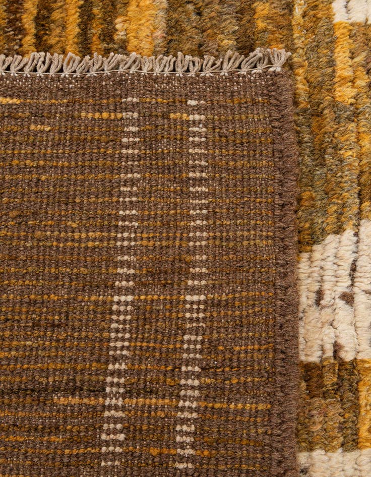 Detail image of  5' 5 x 8' 1  Hand Knotted Moroccan Wool Rug
