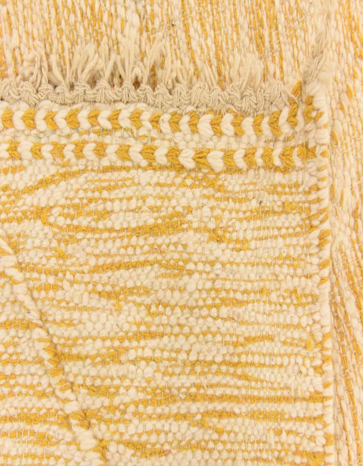 Detail image of  6' 7 x 10'  Hand Knotted Moroccan Wool Rug