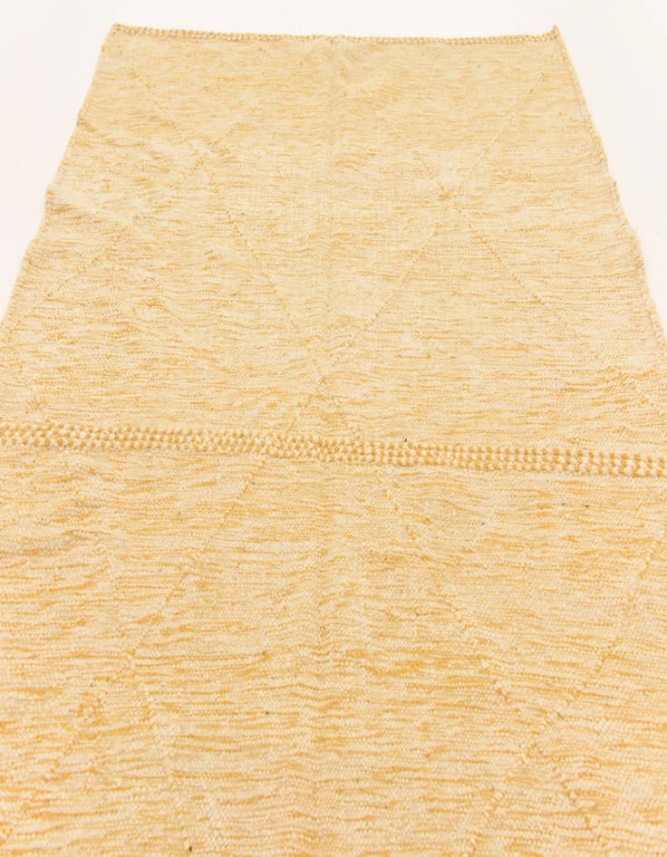 Detail image of  6' 7 x 10'  Hand Knotted Moroccan Wool Rug