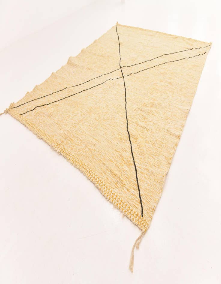 Detail image of  9' 3 x 12' 7  Hand Knotted Moroccan Wool Rug