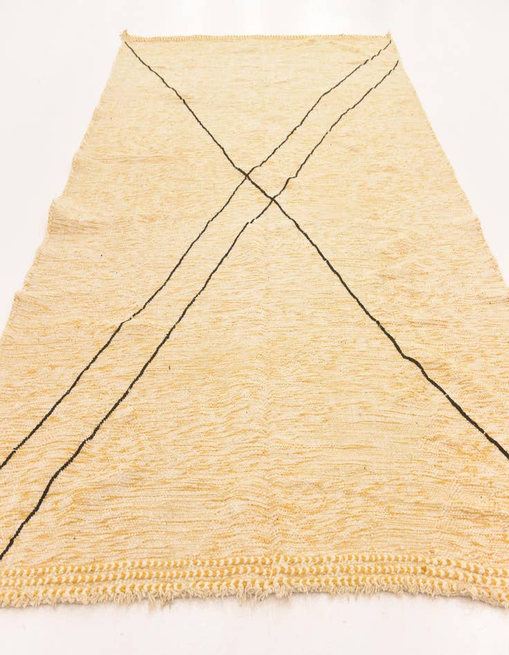 Detail image of  9' 3 x 12' 7  Hand Knotted Moroccan Wool Rug