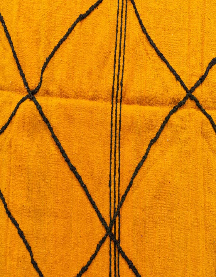 Detail image of  7' x 10' 4  Hand Knotted Moroccan Wool Rug