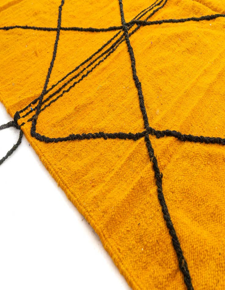 Detail image of  7' x 10' 4  Hand Knotted Moroccan Wool Rug