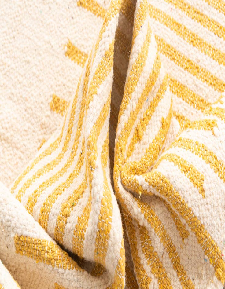 Detail image of  7' x 11'  Hand Knotted Moroccan Wool Rug