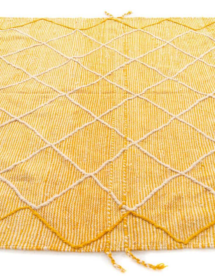 Detail image of  6' 9 x 10' 4  Hand Knotted Moroccan Wool Rug