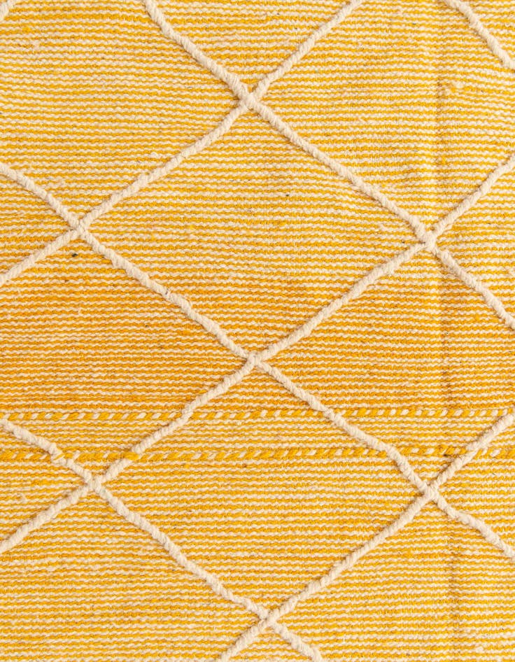 Detail image of  6' 9 x 10' 4  Hand Knotted Moroccan Wool Rug