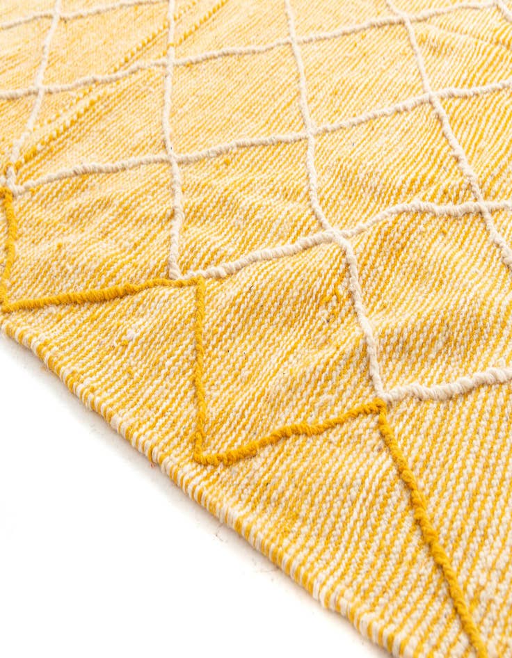 Detail image of  6' 9 x 10' 4  Hand Knotted Moroccan Wool Rug