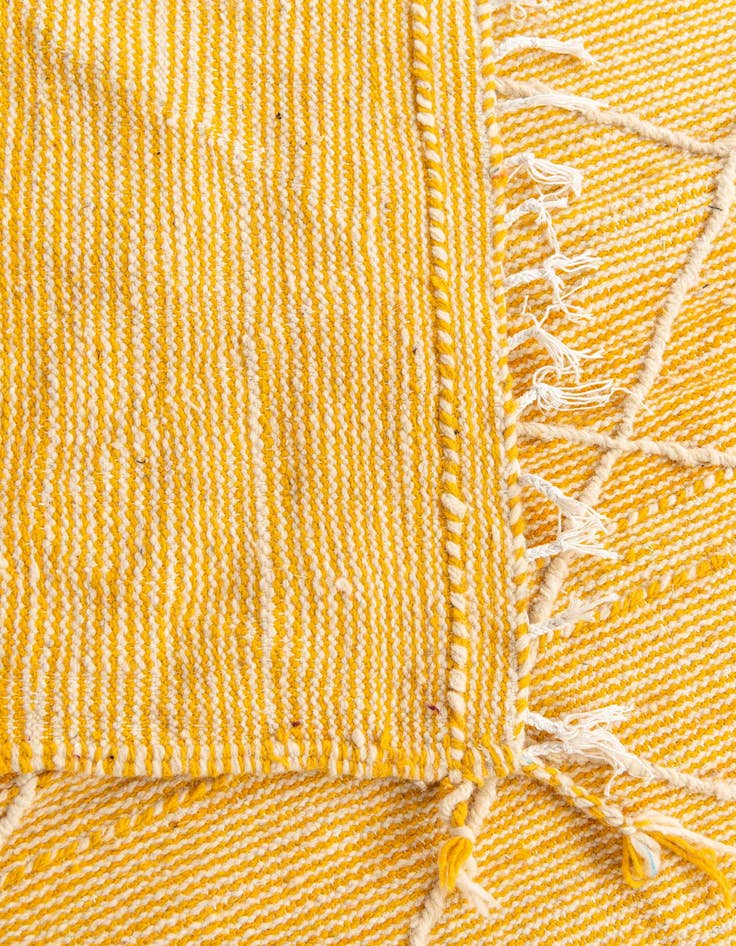 Detail image of  6' 9 x 10' 4  Hand Knotted Moroccan Wool Rug