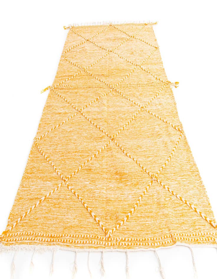 Detail image of  6' x 9' 8  Hand Knotted Moroccan Wool Rug