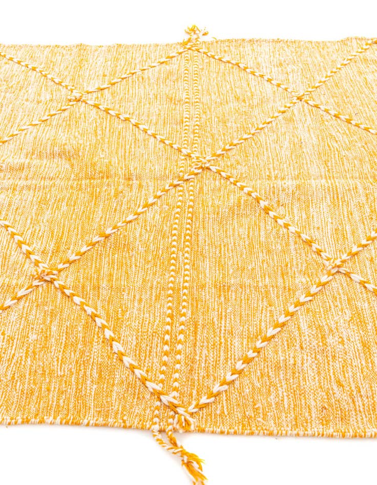 Detail image of  6' x 9' 8  Hand Knotted Moroccan Wool Rug