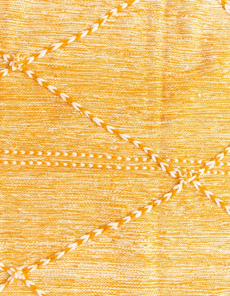 Detail image of  6' x 9' 8  Hand Knotted Moroccan Wool Rug