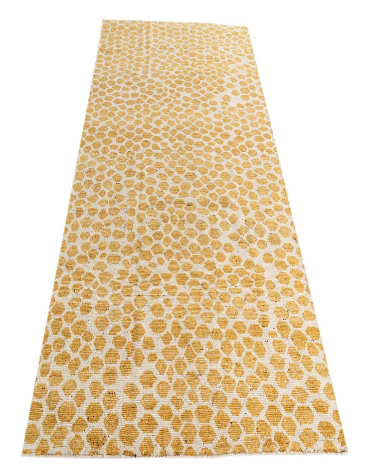 Detail image of  5' 10 x 9' 1  Hand Knotted Moroccan Wool Rug