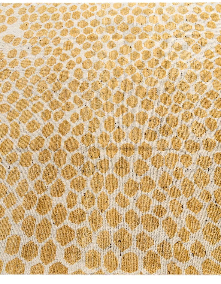 Detail image of  5' 10 x 9' 1  Hand Knotted Moroccan Wool Rug