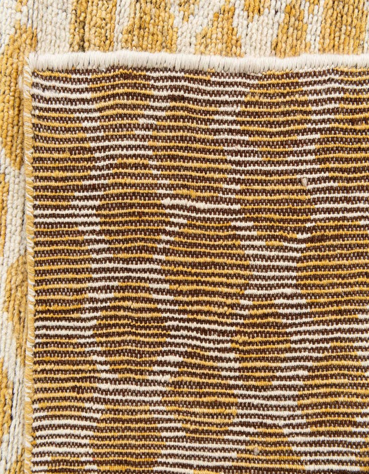 Detail image of  5' 10 x 9' 1  Hand Knotted Moroccan Wool Rug
