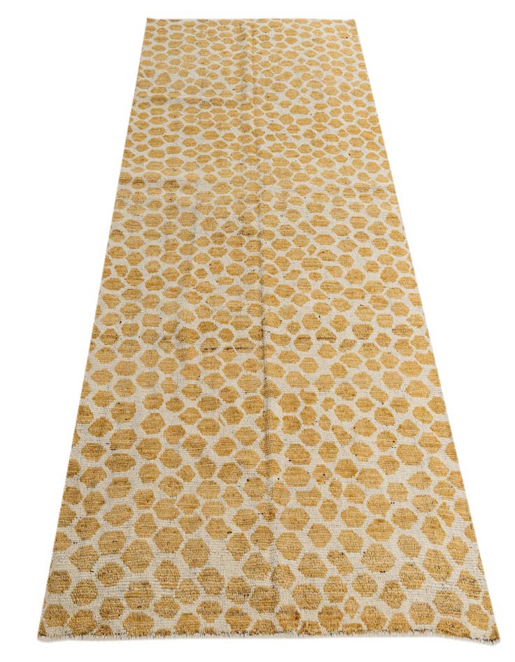 Detail image of  5' x 8'  Hand Knotted Moroccan Wool Rug