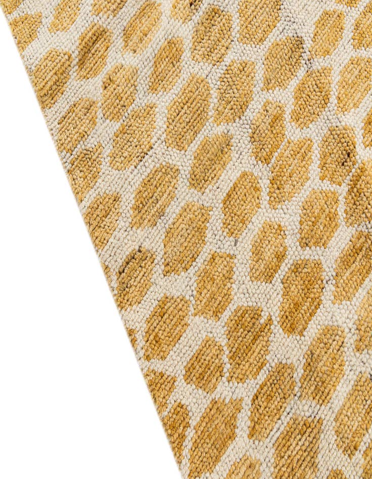 Detail image of  5' x 8'  Hand Knotted Moroccan Wool Rug