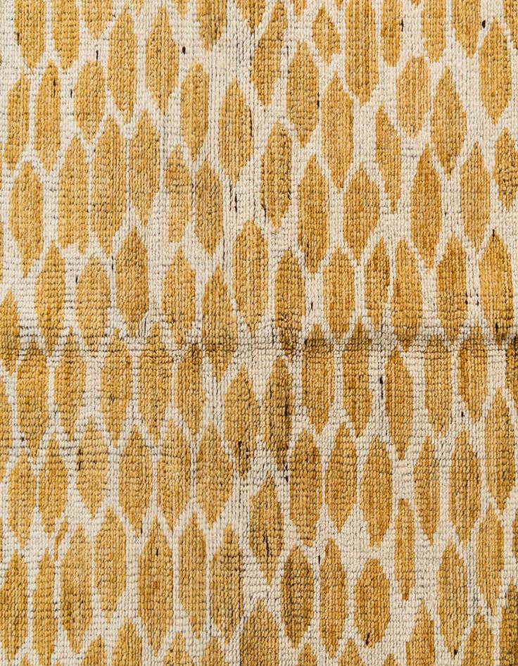 Detail image of  5' x 8'  Hand Knotted Moroccan Wool Rug