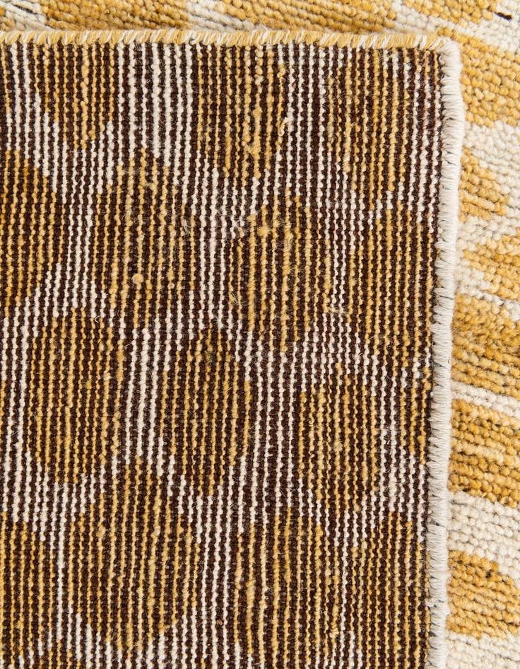 Detail image of  5' x 8'  Hand Knotted Moroccan Wool Rug