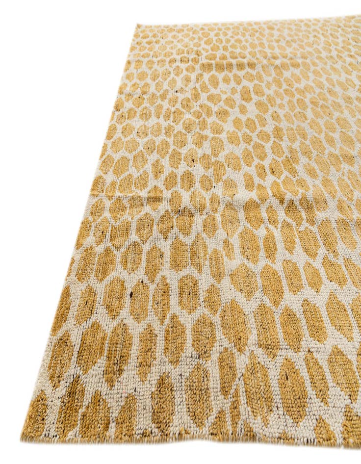 Detail image of  6' x 9' 2  Hand Knotted Moroccan Wool Rug