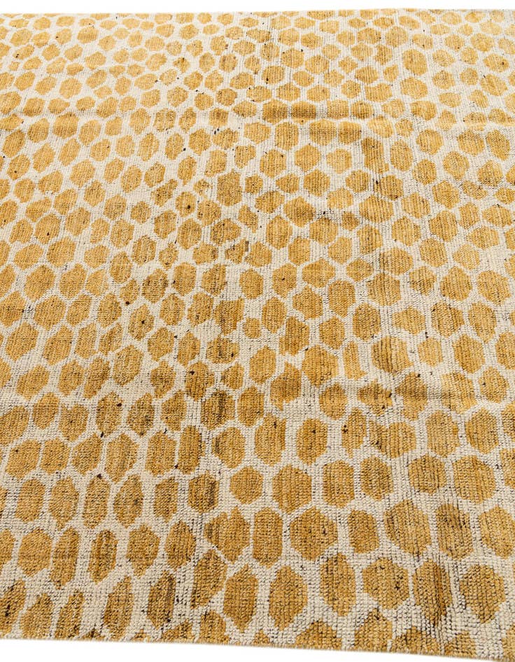 Detail image of  6' x 9' 2  Hand Knotted Moroccan Wool Rug