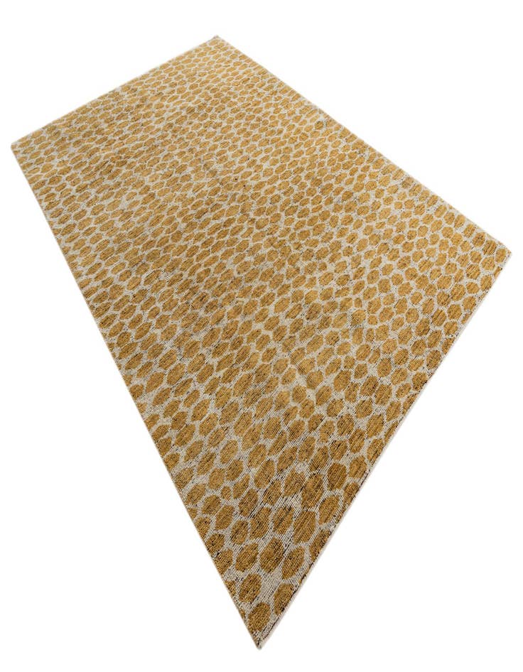 Detail image of  6' 2 x 9'  Hand Knotted Moroccan Wool Rug