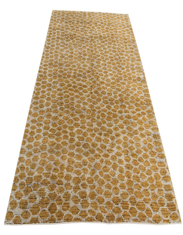 Detail image of  6' 2 x 9'  Hand Knotted Moroccan Wool Rug