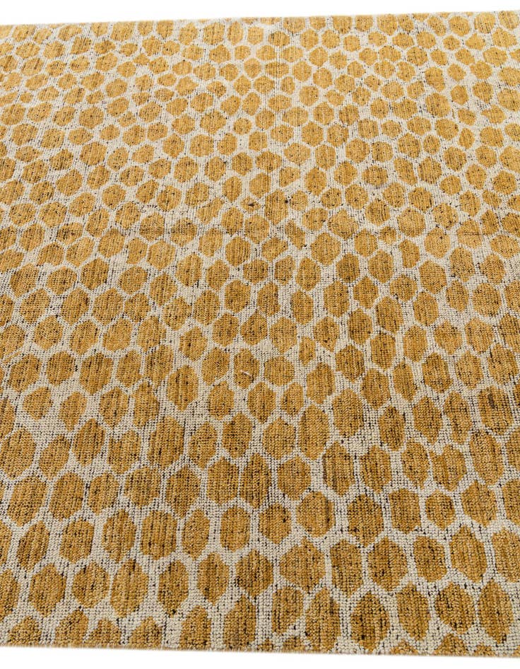 Detail image of  6' 2 x 9'  Hand Knotted Moroccan Wool Rug