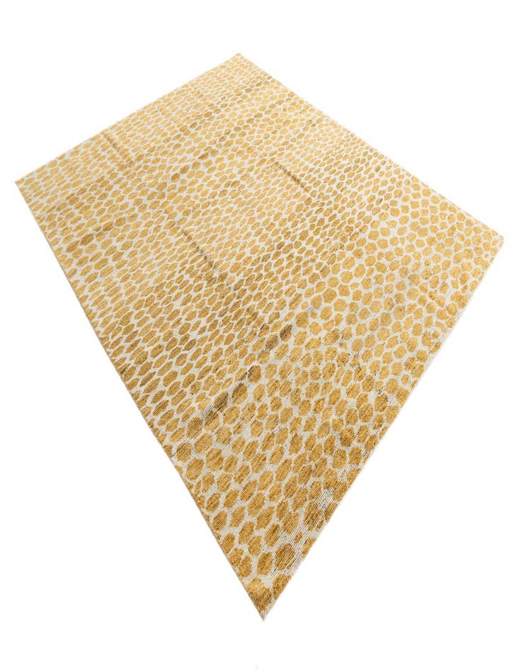 Detail image of  8' x 10'  Hand Knotted Moroccan Wool Rug