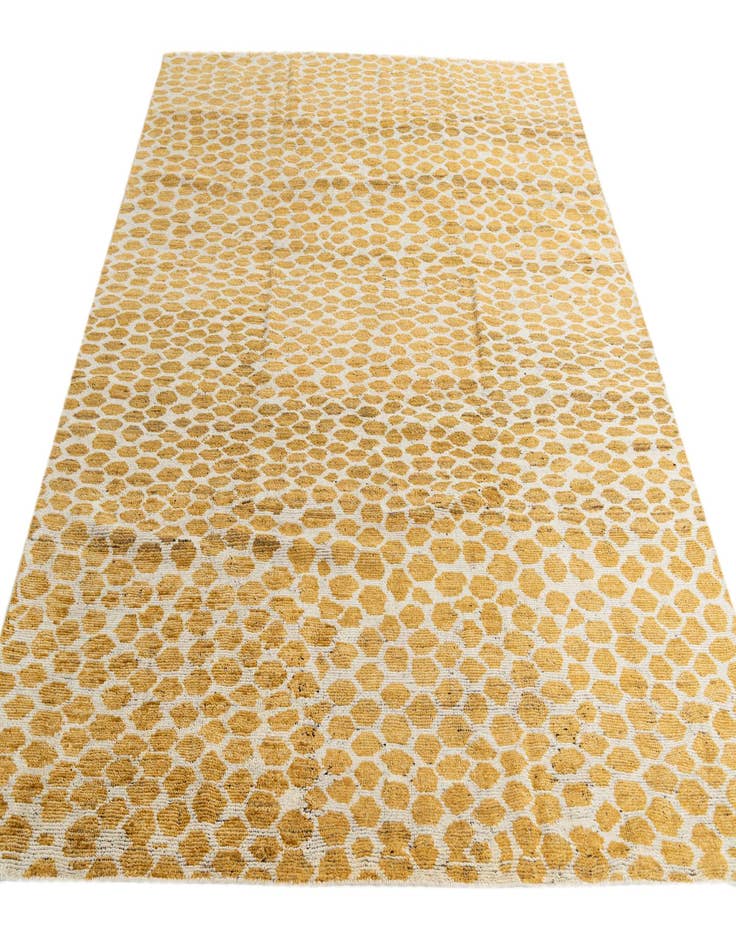 Detail image of  8' x 10'  Hand Knotted Moroccan Wool Rug