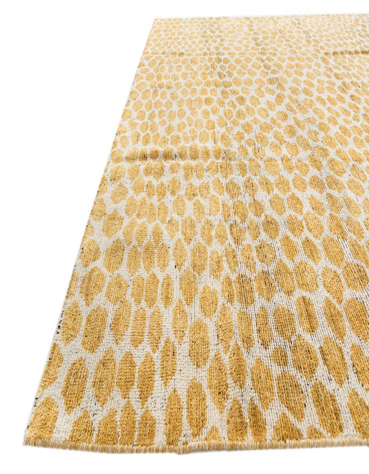 Detail image of  8' x 10'  Hand Knotted Moroccan Wool Rug