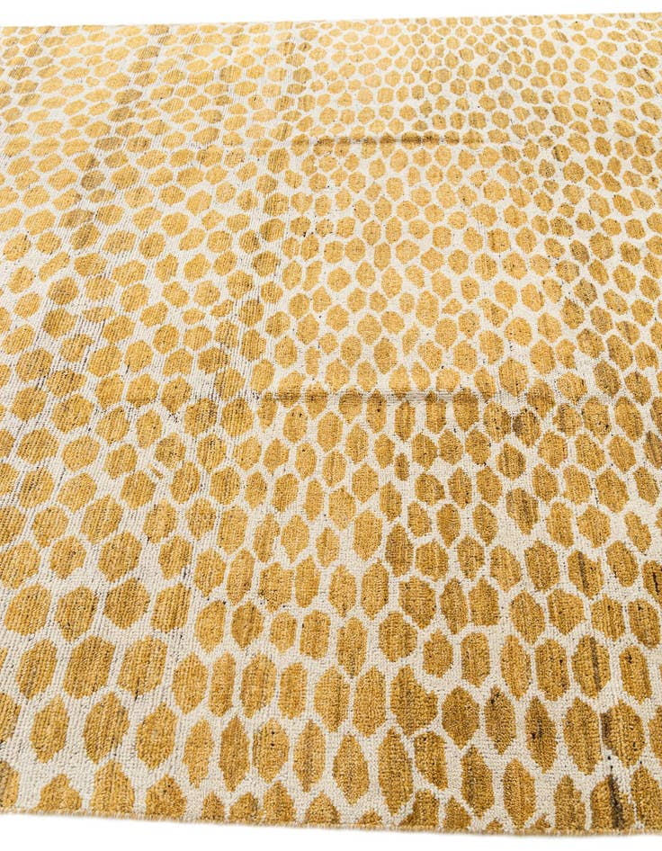 Detail image of  8' x 10'  Hand Knotted Moroccan Wool Rug