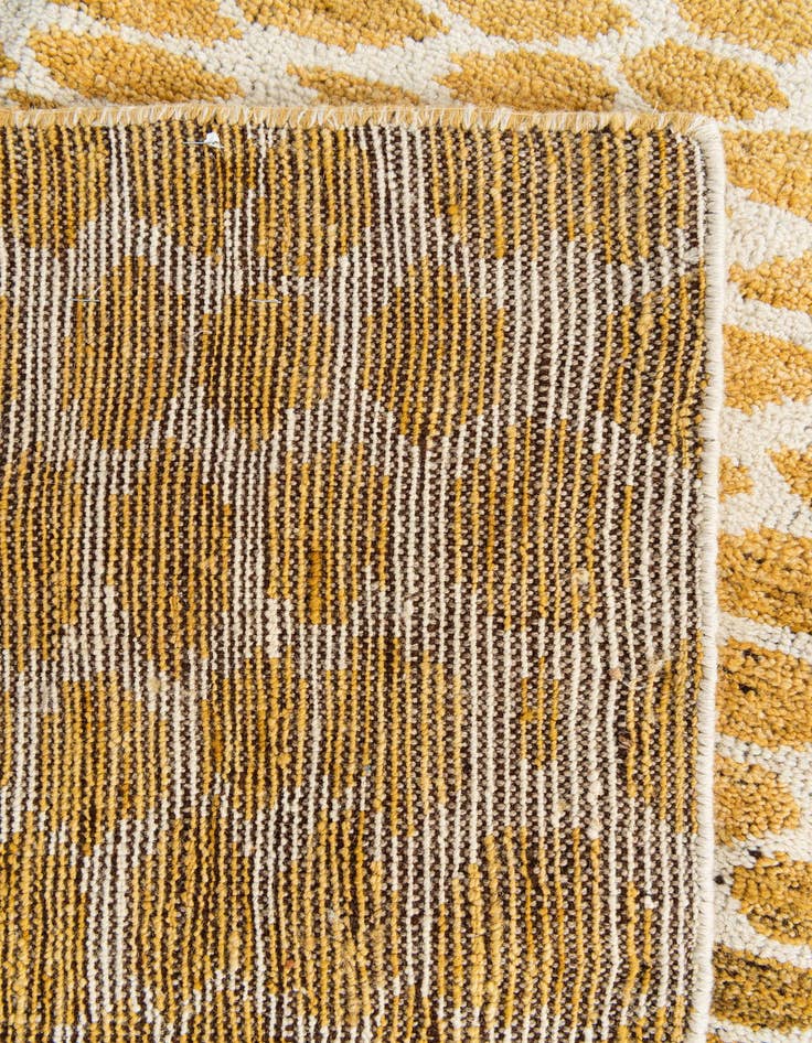 Detail image of  8' x 10'  Hand Knotted Moroccan Wool Rug