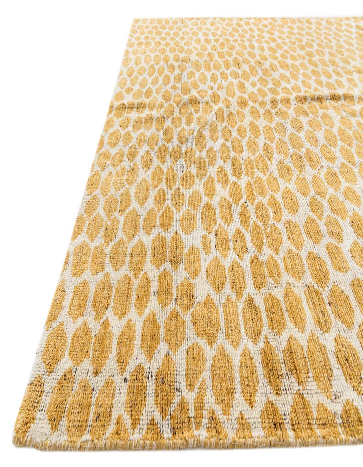 Detail image of  6' x 9' 2  Hand Knotted Moroccan Wool Rug