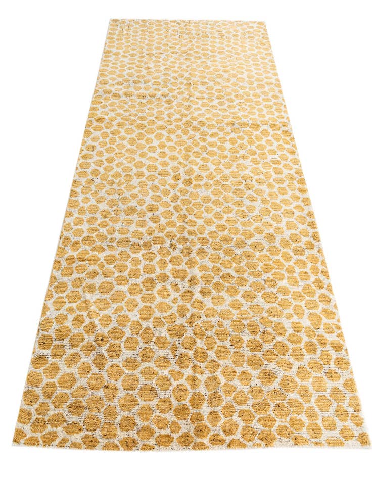 Detail image of  6' 1 x 9' 2  Hand Knotted Moroccan Wool Rug