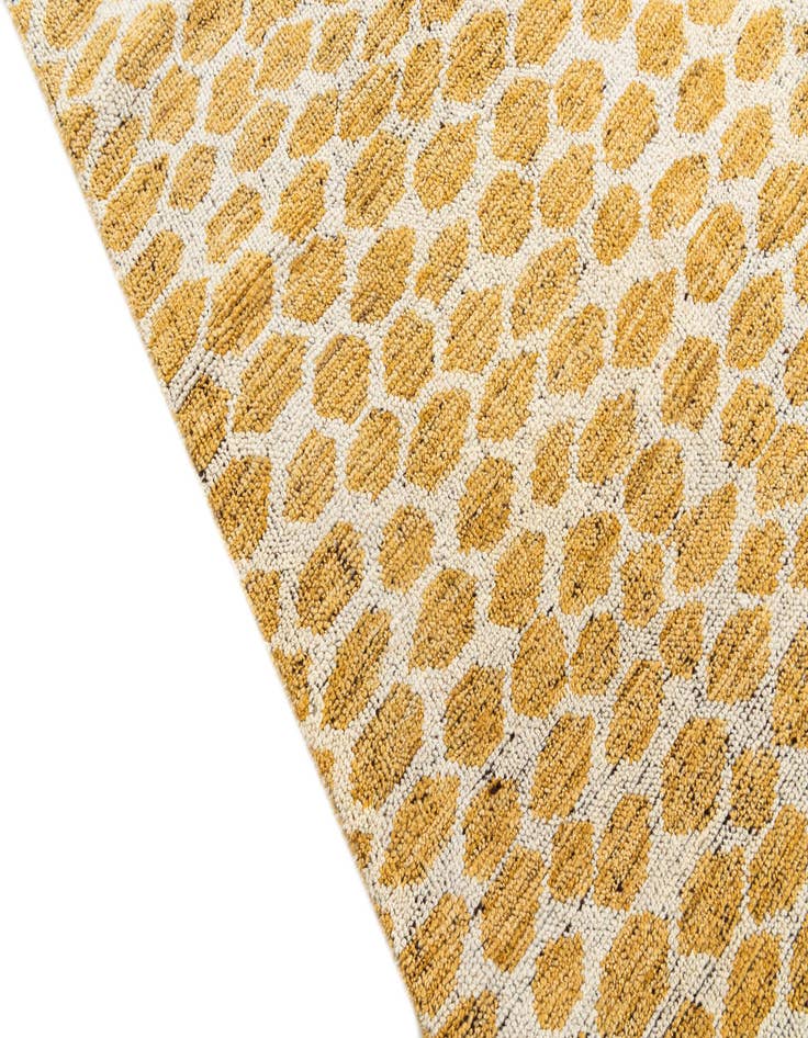 Detail image of  6' 1 x 9' 2  Hand Knotted Moroccan Wool Rug