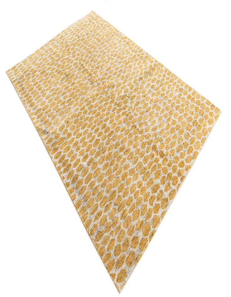 Detail image of  6' x 9'  Hand Knotted Moroccan Wool Rug