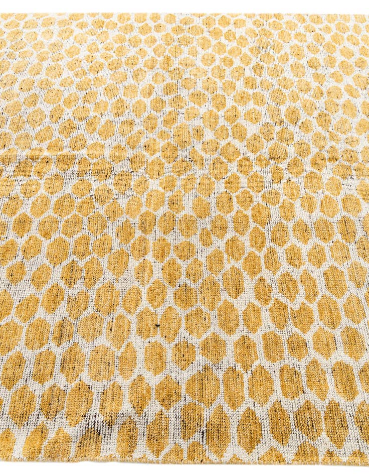 Detail image of  6' x 9'  Hand Knotted Moroccan Wool Rug